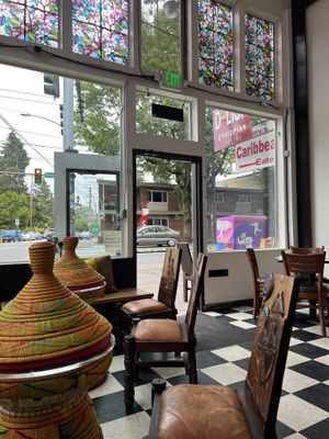   at Delish Ethiopian Cuisine in Seattle