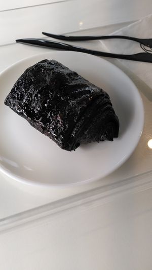 Rice flour pain au chocolat at Veganuary - 비거뉴어리 in Incheon