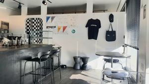 interior of cafe at Veganuary - 비거뉴어리 in Incheon