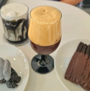 Shakerato (?) - sweetened coffee drink at Veganuary - 비거뉴어리 in Incheon