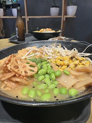 Vegan Miso Ramen 🍜   at Slurp in Christchurch
