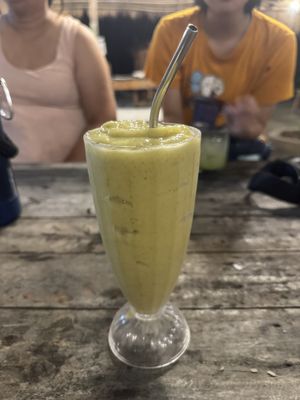 avocado specialty drink  at Kislap Beach Bar in San Felipe