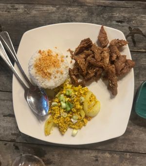 sol rising tapa  at Kislap Beach Bar in San Felipe