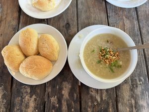 complimentary breakfast  at Kislap Beach Bar in San Felipe