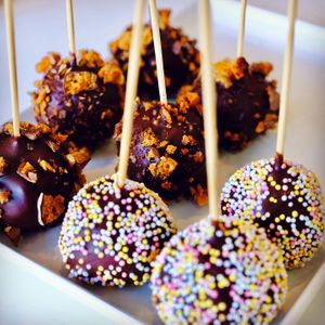 Cake pops at Loving Hut Perth in Wembley