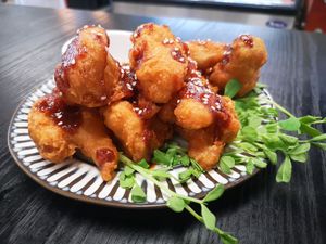 Cauliflower Wings at Loving Hut Perth in Wembley