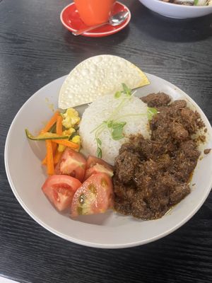 rendang curry bowl   at Loving Hut Perth in Wembley