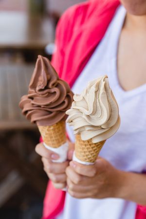 Housemade Soft serve  at Loving Hut Perth in Wembley