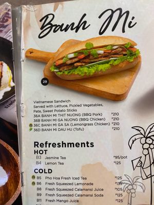 banh mi dau hu (tofu)  at Pho Hoa - SM North EDSA in Quezon City