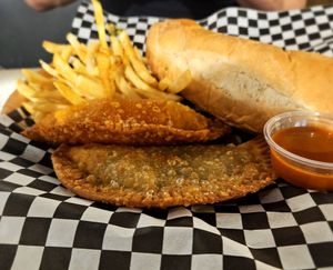 Empanadas at rooted AF in Wilmington