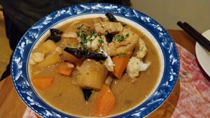Noodle soup at Dumplings & Noodles in Vilcabamba
