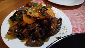 Eggplant at Dumplings & Noodles in Vilcabamba