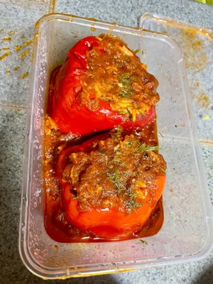 Stuffed Capsicum at Sudania Cafe and Restaurant in Maitland