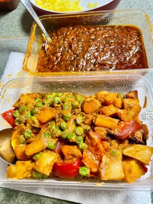 Top dish: Rijla
Bottom: Geema  at Sudania Cafe and Restaurant in Maitland