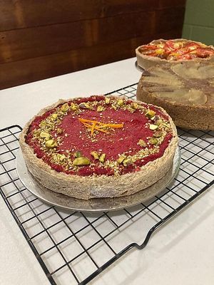 Persian Beetroot Tart at Mandala VGF in Wynnum