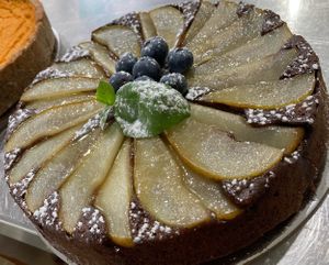 Chocolate Pear Maple Tart at Mandala VGF in Wynnum
