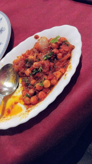 Starter dish.  I didn't take any more photos, I was to keen to enjoy the food. at Taj Mahal in Santander