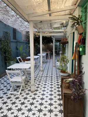Inside patio  at La Compañía in Santiago