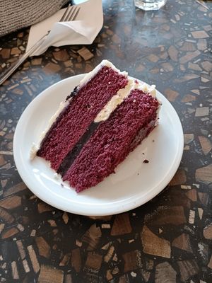 Blueberry and vanilla cake at KILN Cafe by Mac in Birmingham
