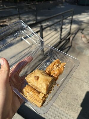 Decedent dessert choices!   at Panadería Fufu in Santiago