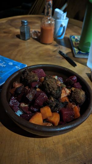 Veggie stir fry at Hush Maderas in San Juan Del Sur