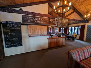 Entrance at Spiral Restaurant in National Park