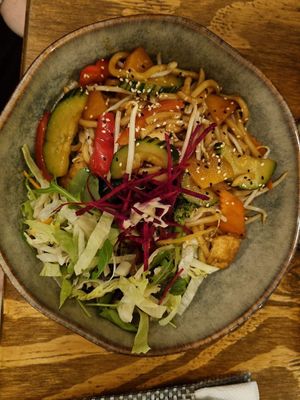 Gebratene Udon Nudeln at La Maison Chay in Berlin