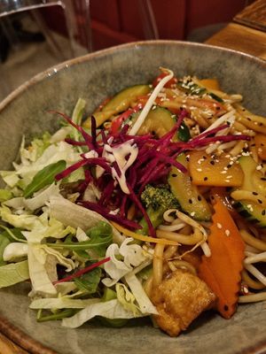 Gebratene Udonnudeln at La Maison Chay in Berlin