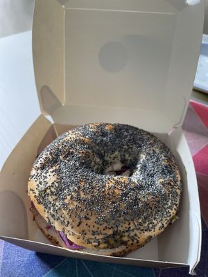 Bagel 2  at Kombu Vegan in Bilbao