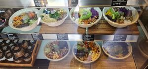 Bowls at Kombu Vegan in Bilbao