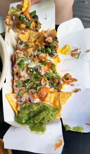 Nachos Completos at Kombu Vegan in Bilbao