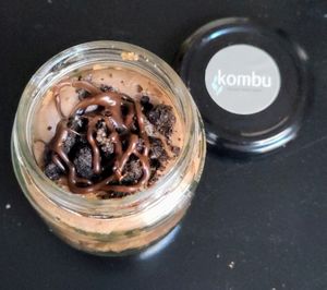 Tarrito de chocolate at Kombu Vegan in Bilbao