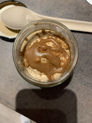 Lotus tartlets  at Kombu Vegan in Bilbao