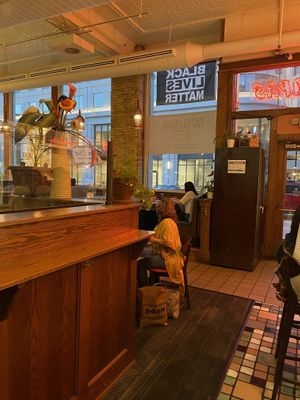 From the bar  at San Chez Bistro in Grand Rapids