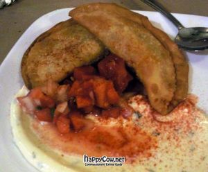 empanadas at San Chez Bistro in Grand Rapids