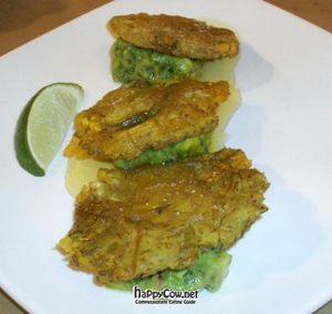 tostones fritos at San Chez Bistro in Grand Rapids