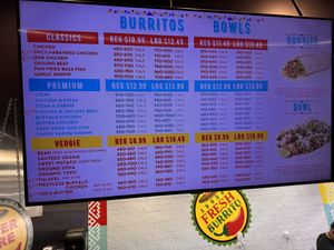 New Vegan and Veggie Choices  at Fresh Burrito in Guelph