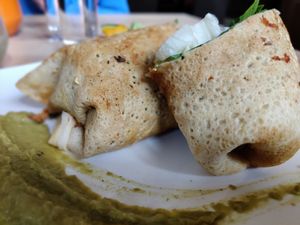 Burrito at Café Naiv in Innsbruck