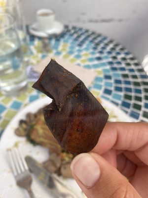 Vegan bacon  at Café Naiv in Innsbruck