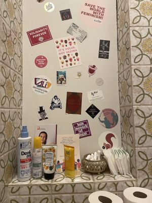 Bathroom  at Café Naiv in Innsbruck