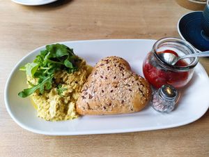 Rührtofu at Café Naiv in Innsbruck