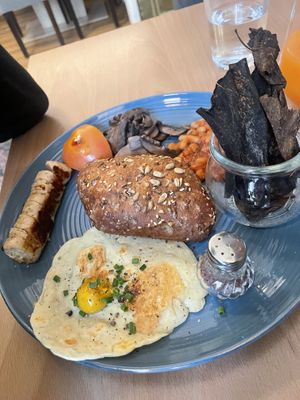 Irish breakfast  at Café Naiv in Innsbruck