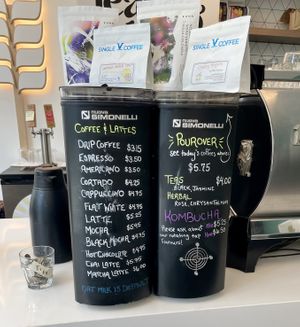 Drink menu   at Feast & Fallow in Vancouver