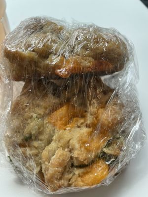 Day old scones   at Feast & Fallow in Vancouver