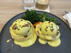 The Lox Benny  at Feast & Fallow in Vancouver