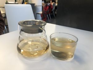 Jasmine white tea  at Feast & Fallow in Vancouver