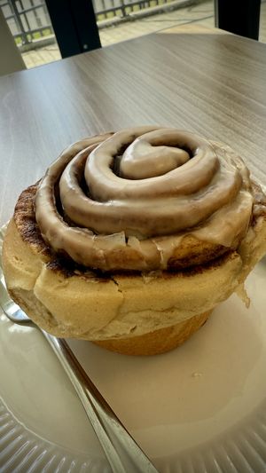 Cinnamon Roll Muffinns  at Feast & Fallow in Vancouver
