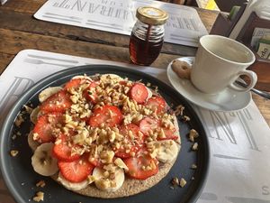   at Mr. Waffle in Playa Del Carmen