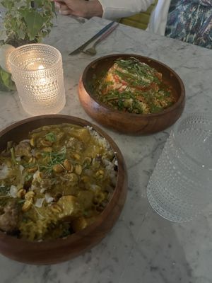 Green curry and ricotta lasagna  at VE by Subculture in West Palm Beach