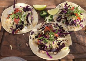 Mushroom tacos   at VE by Subculture in West Palm Beach